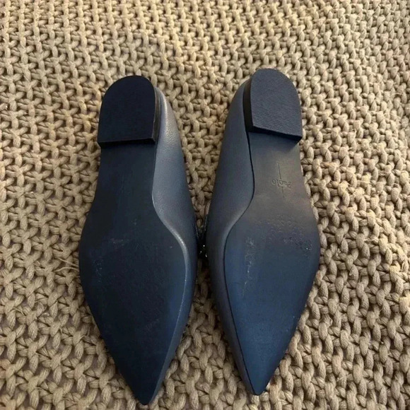 NIB Women's Linea Paolo Mabel-L Pointed Toe Loafer w/Goldtone Links Stone Sz 6.5 - Picture 3 of 11